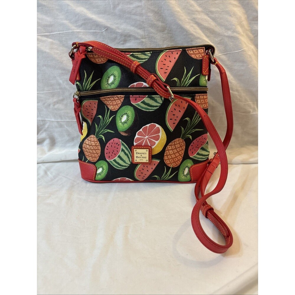 Dooney & Bourke Fruit Shoulderbag Cross Body Adjustable, Colorful, Whimsical